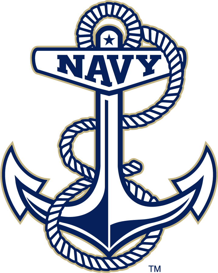 Navy Midshipmen 2016-Pres Secondary Logo iron on transfers for T-shirts